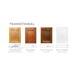 Image of Princeton and Federal custom cabinet styles