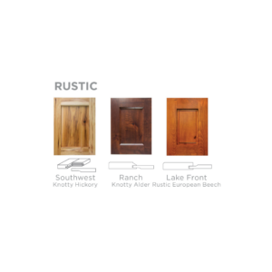 Image of Southwest, Ranch, and Lake Front custom cabinet styles